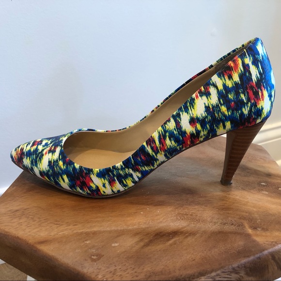 Joe’s Jeans Multicolor High Heels - Size 6.5 - Picture 10 of 15